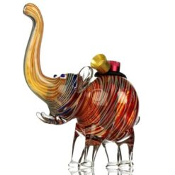 Agung The Elephant Colorful Glass Bong 12cm