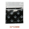 Black Happy Herb 32x32mm