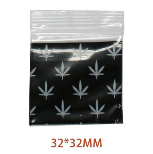 Black Happy Herb 32x32mm