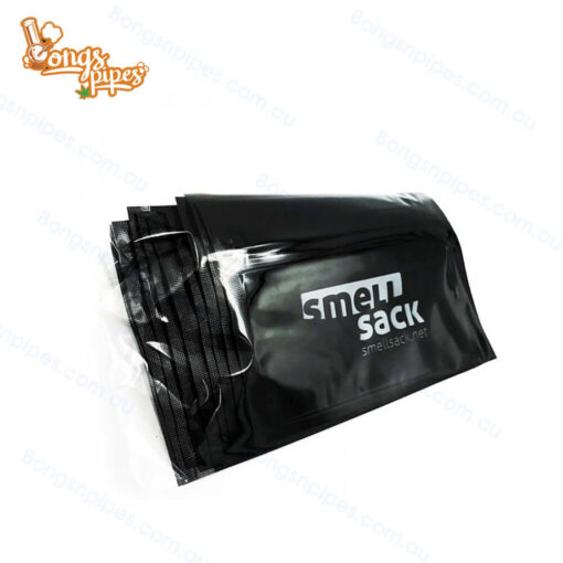 10 x smellsack Double Zipper Smell Proof Bags 10cm X 8cm