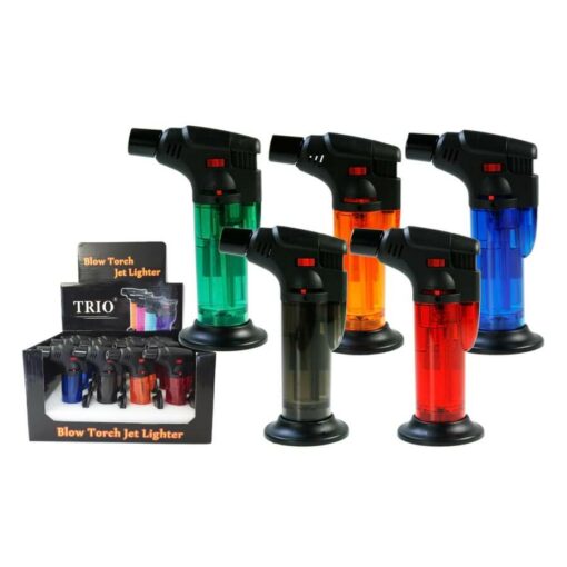 Clear Stand Up Blow Torch Jet Lighter