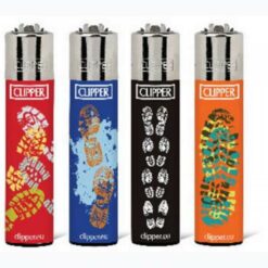 Clipper Refillable Gas Foot Prints Large