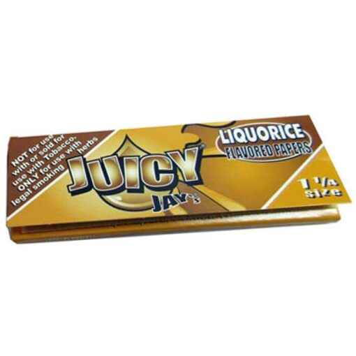 Juicy Jays Liquorice Flavoured Rolling Papers 1 1/4