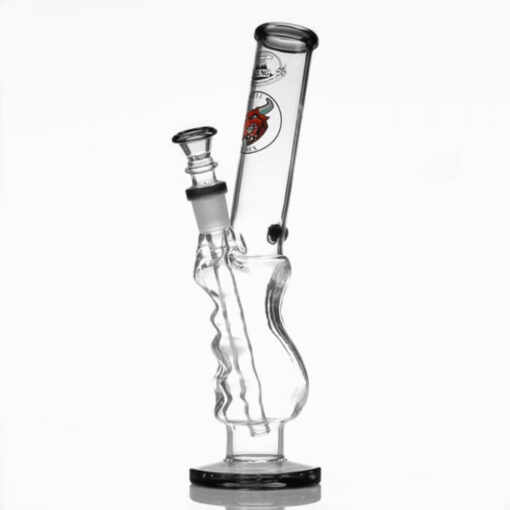 Agung Angry Bull Gripper Full Glass Bong Black 29cm