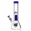 Agung Angry Bull Percolator Full Glass Bong Blue 29cm