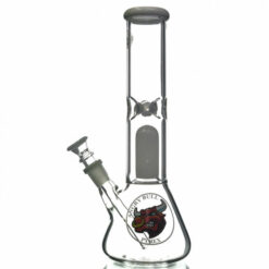 Agung Angry Bull Percolator Full Glass Bong White 29cm