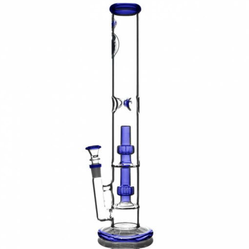 Agung Percolator Full Glass Bong 42cm Blue