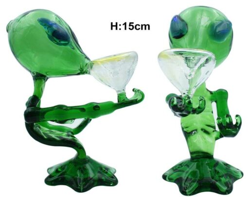 Alien Dry Pipe Green 15cm