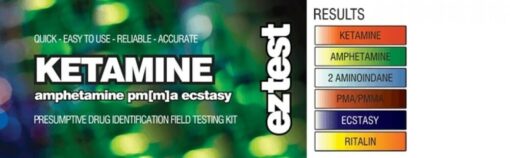 Ketamine Test Kit for Ecstasy (MDMA), Ketamine, PMA