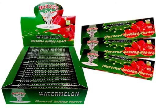 Hornet Rolling Papers King Size - Watermelon Flavour