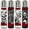 Clipper Grim Reaper Large Refillable Gas Lighter