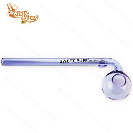 Purple Curved Sweet Puff Pipe 14cm