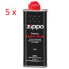 Zippo Genuine Lighter Fluid 125 ml x5