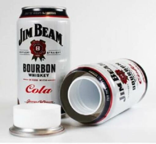 Diversion Safe Jim Beam Bourboun Whiskey Cola Premixed Can