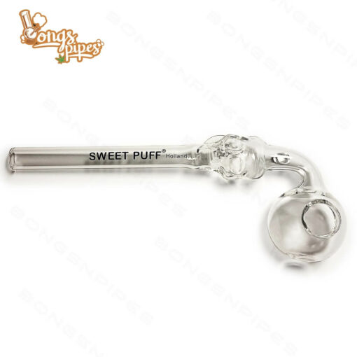 Skull Sweet Puff Pipe with Clear Balancer 14cm