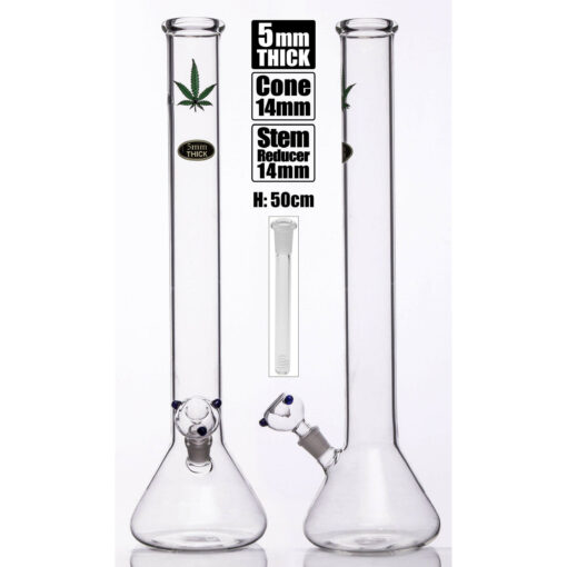 MWP XLarge Beaker With Green Leaf