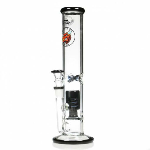 Agung Percolator Full Glass Bong 30cm Black