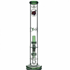 Agung Percolator Full Glass Bong 42cm Green