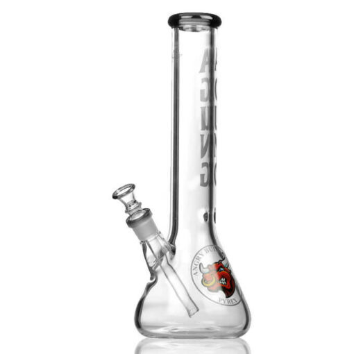 Agung Angry Bull Beaker Slider Bong White 35cm