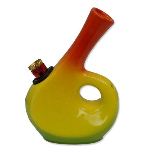 Rasta Aladdin Lamp Ceramic Bong - 13cm