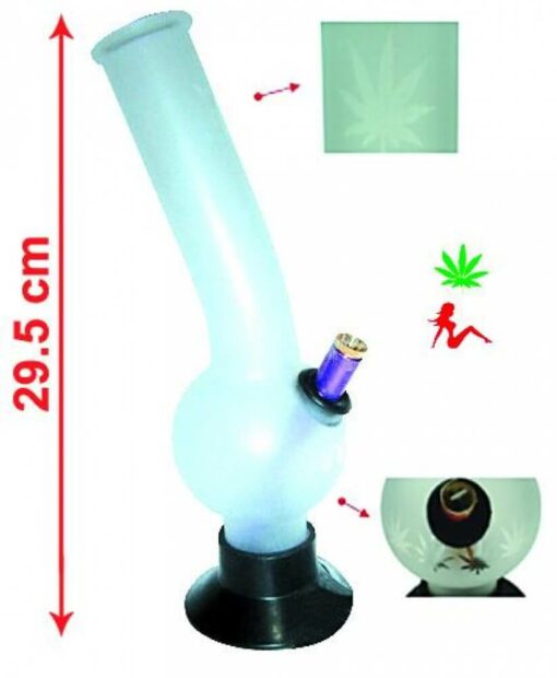 Frosted Waterpipe Bonza 30cm