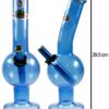 MWP Blue All Glass Bent Bubble 29.5cm