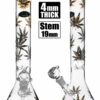 Stone Age X Large Beaker With Rasta Leaf 45cm