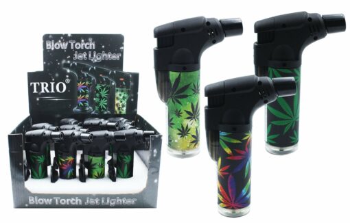 Leaf Stand Up Blowtorch Jet Lighter