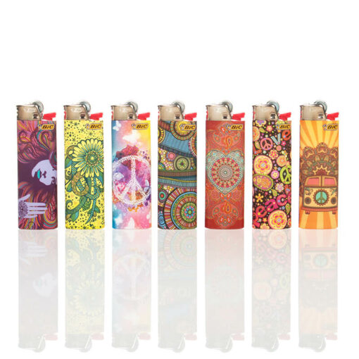 50 x Bic Maxi Decor Hippie Dreams Lighter