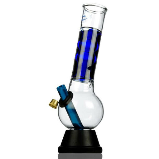 Agung Stumpy Smartie With Light Blue Coolant Glass Bong 25cm