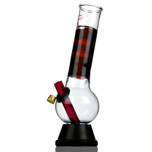 Agung Stumpy Smartie With Red Coolant Glass Bong 25cm