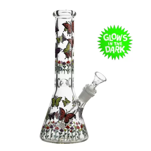 glow-in-the-darkbutterfly-beaker-waterpipe-25cm-glow-in-the-dark