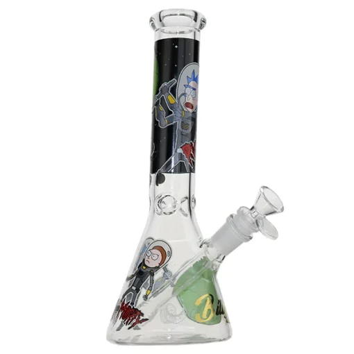 Glow In The Dark Rick And Morty Bong 25cm