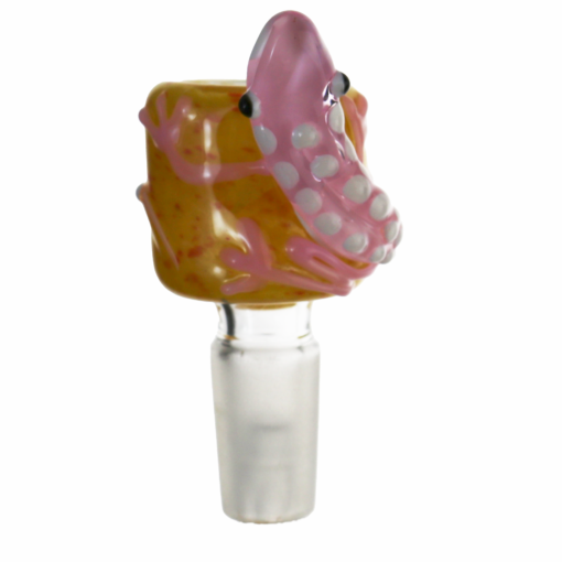 Colored Cone Piece with 3D Gecko Design 14mm