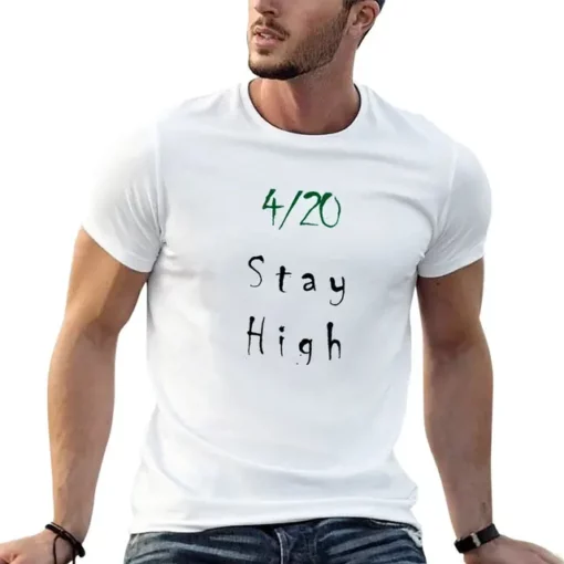 420 Stay High Oversized Cotton T-Shirt for Men