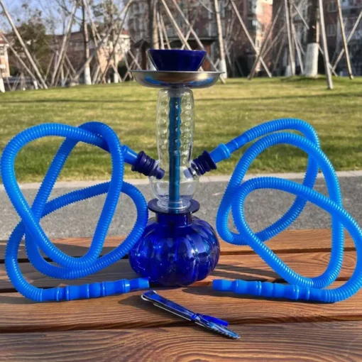 Acrylic Hookah Shisha Set with Double Hose & Accessories