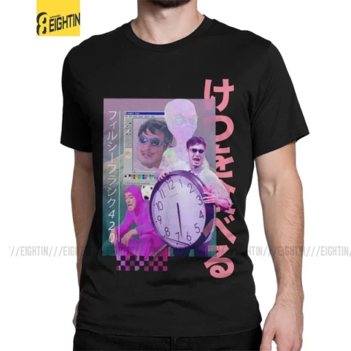 Eightin Vaporwave Filthy Frank 420 Cotton T-Shirt