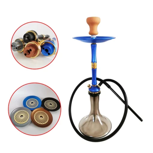 Aluminum Alloy Single Tube Hookah Set