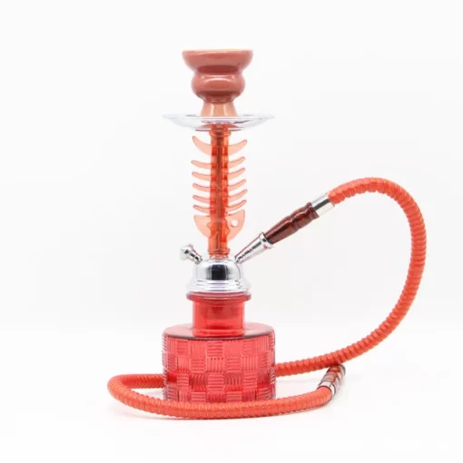 Arabian Mini Shisha Hookah Set - Metal & Glass